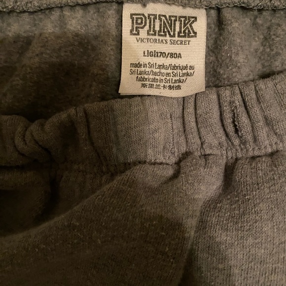 PINK gray sweatpants/joggers - Picture 2 of 4